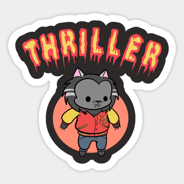 Thriller Sticker by Ms.Tiny